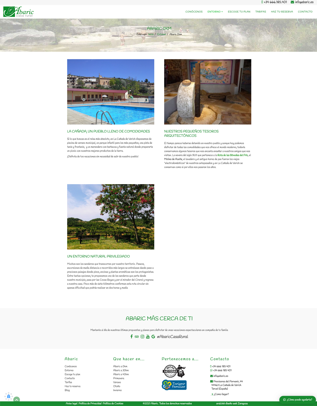 página web corporativa Teruel