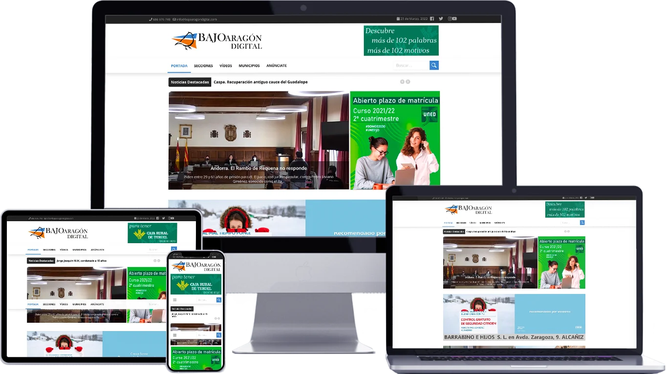 Diseño web responsive Teruel