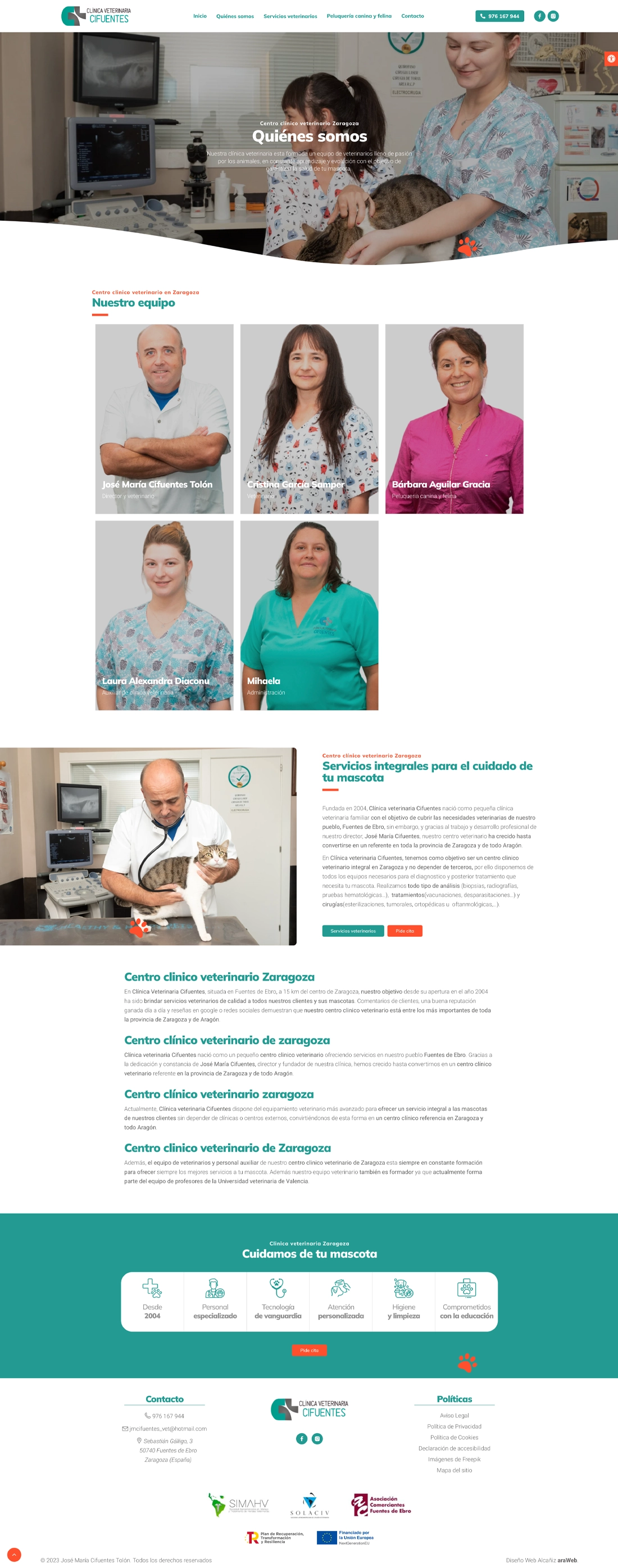 página web corporativa Teruel