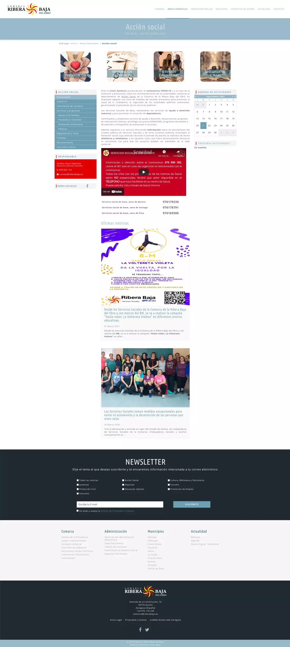página web corporativa Teruel