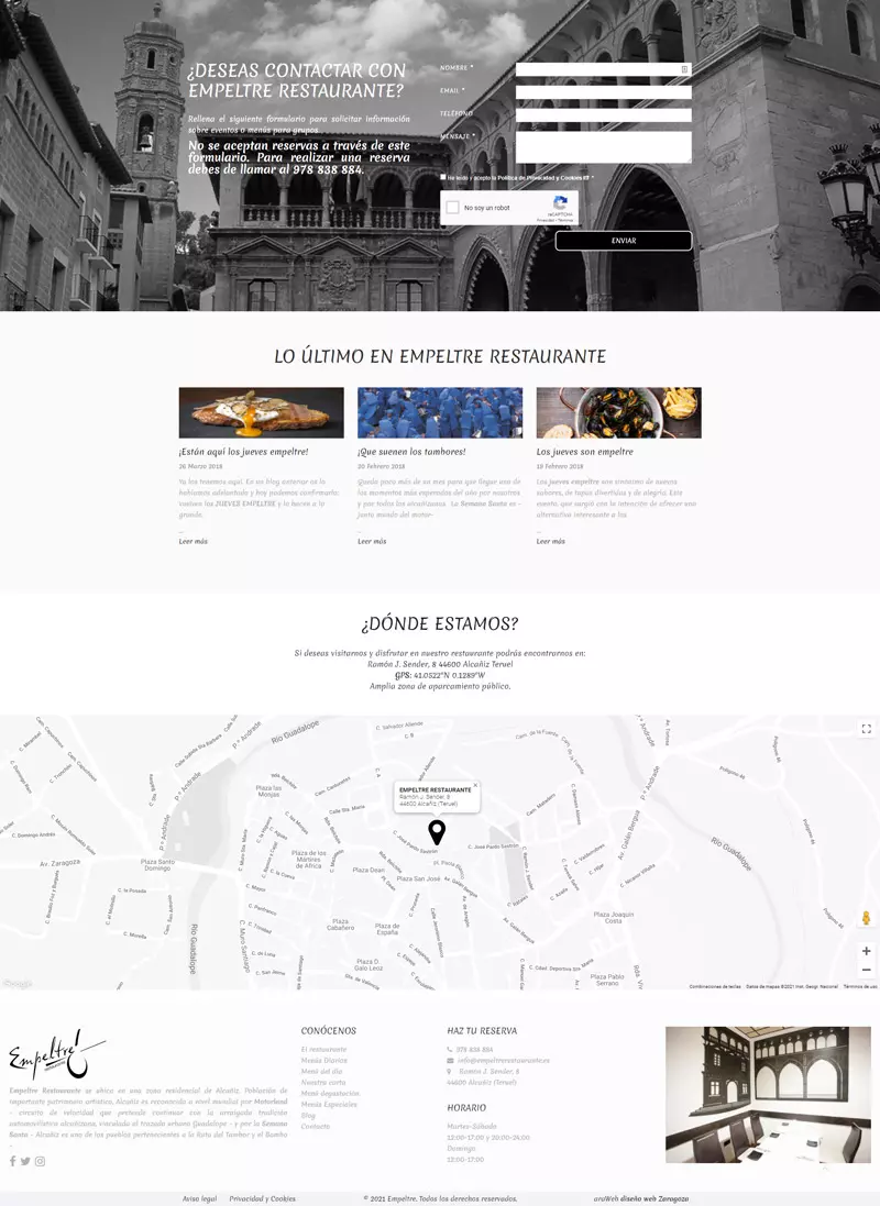diseño página web Teruel