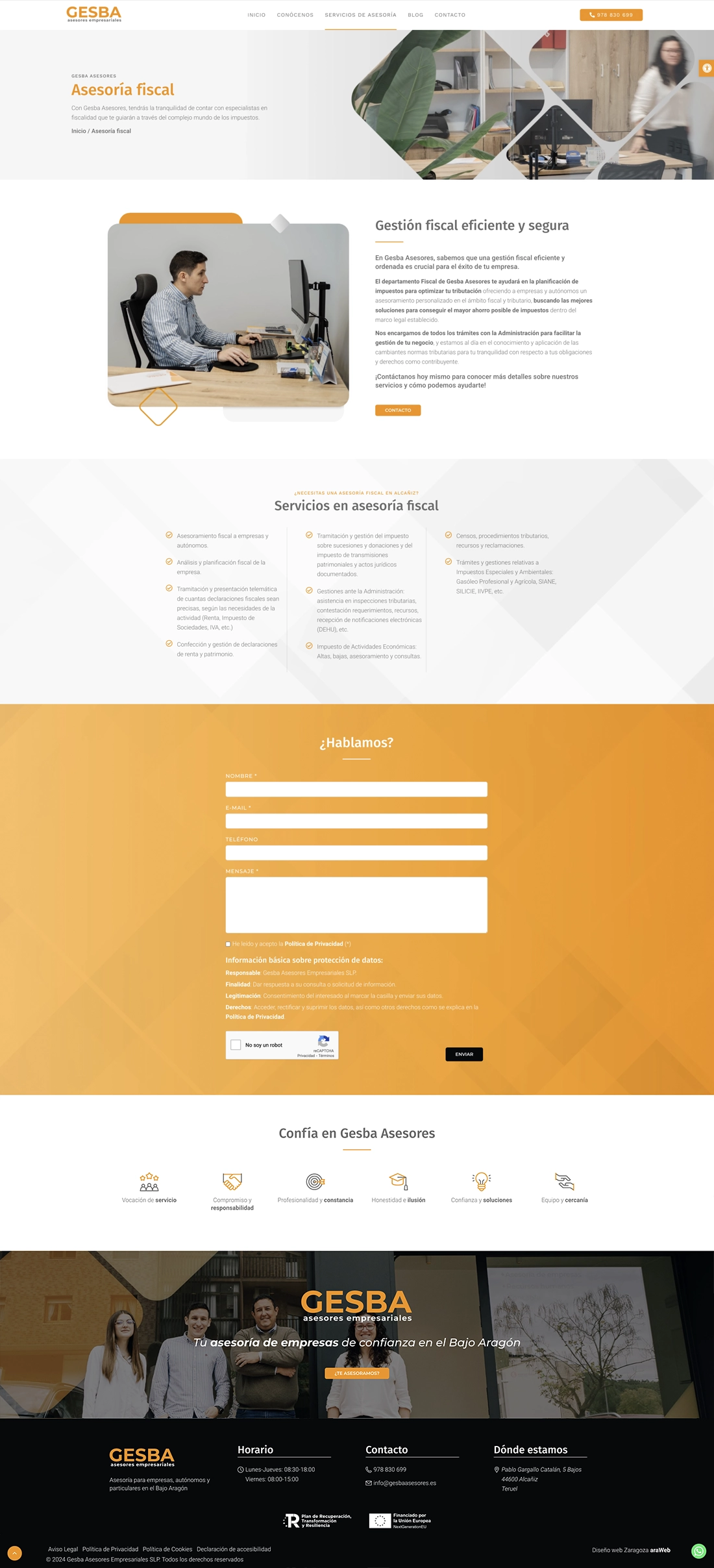diseño web empresa Teruel