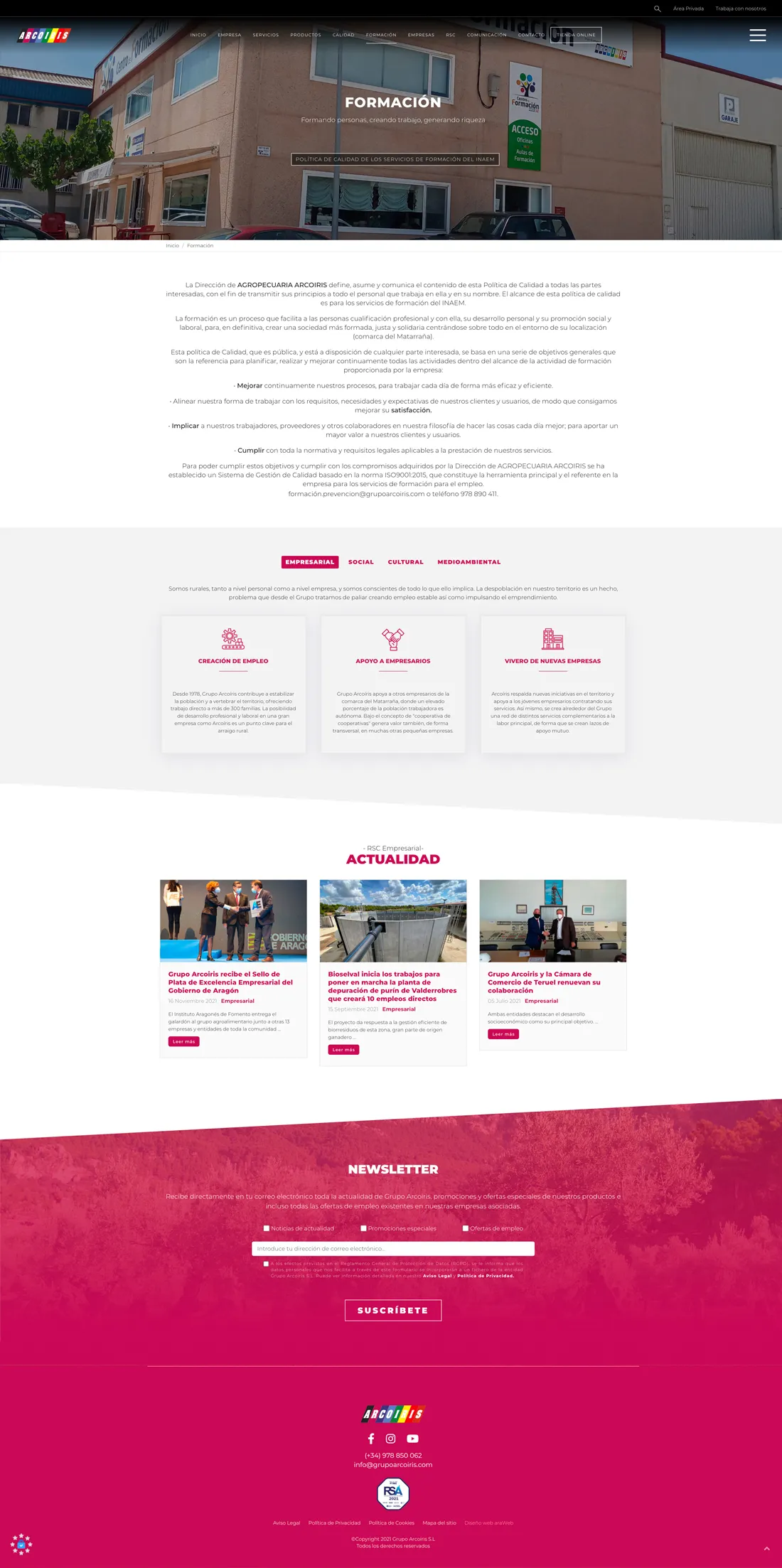 diseño web empresa Teruel