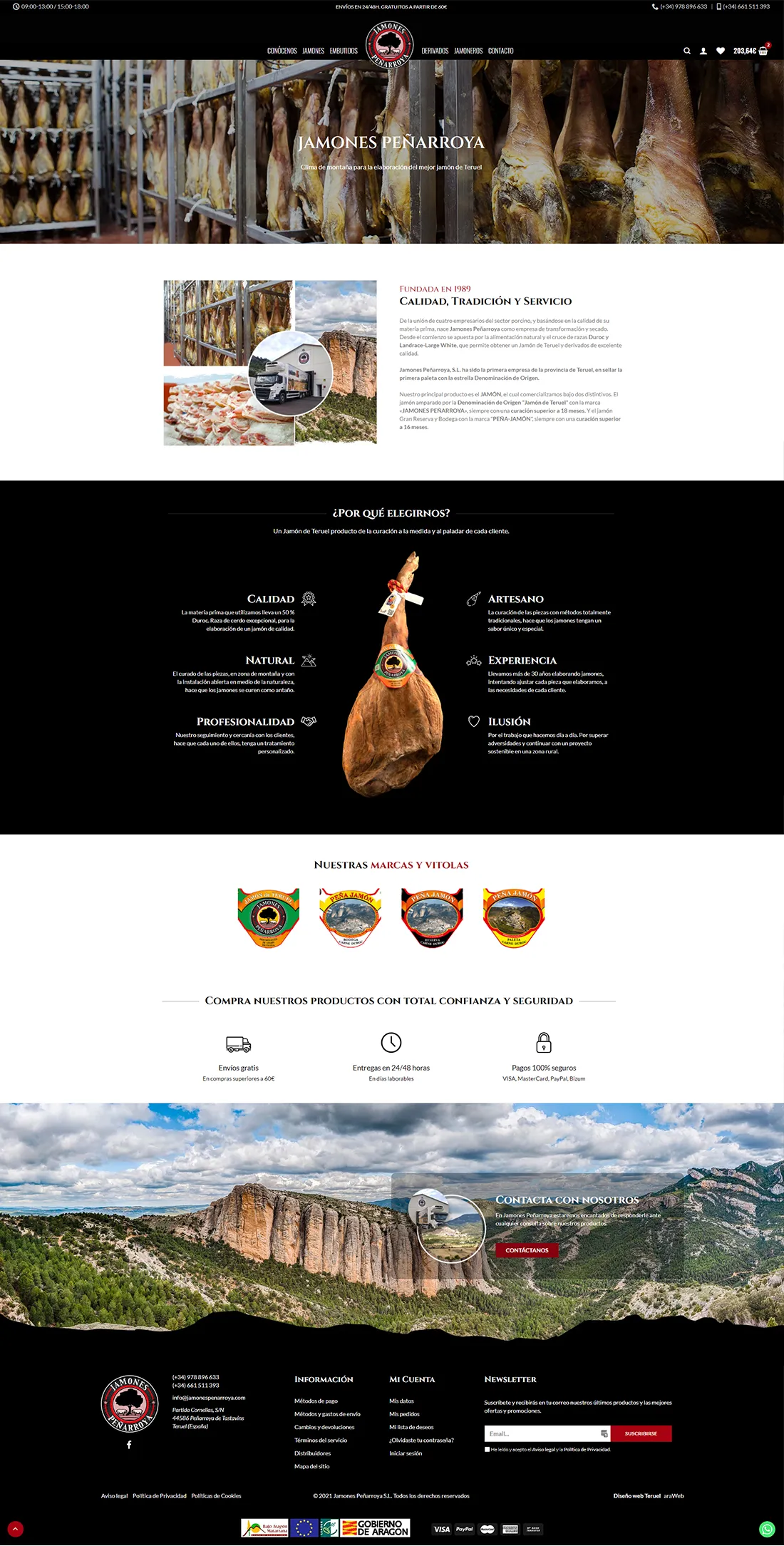 página web corporativa Teruel