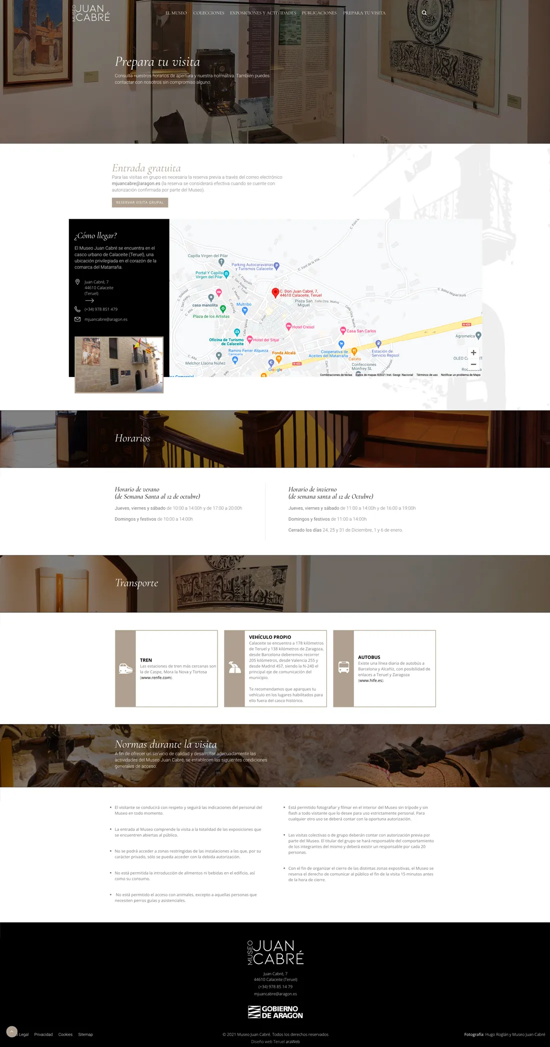 página web corporativa Teruel