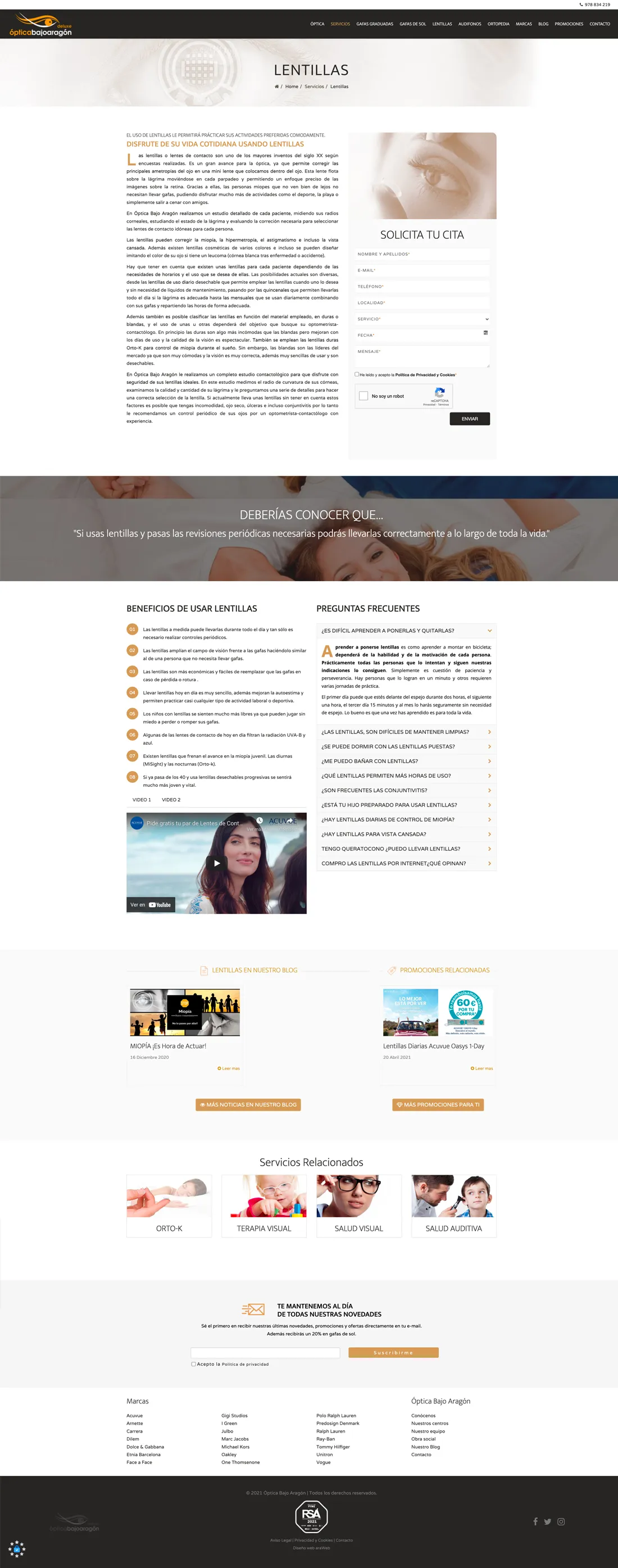 página web corporativa Teruel