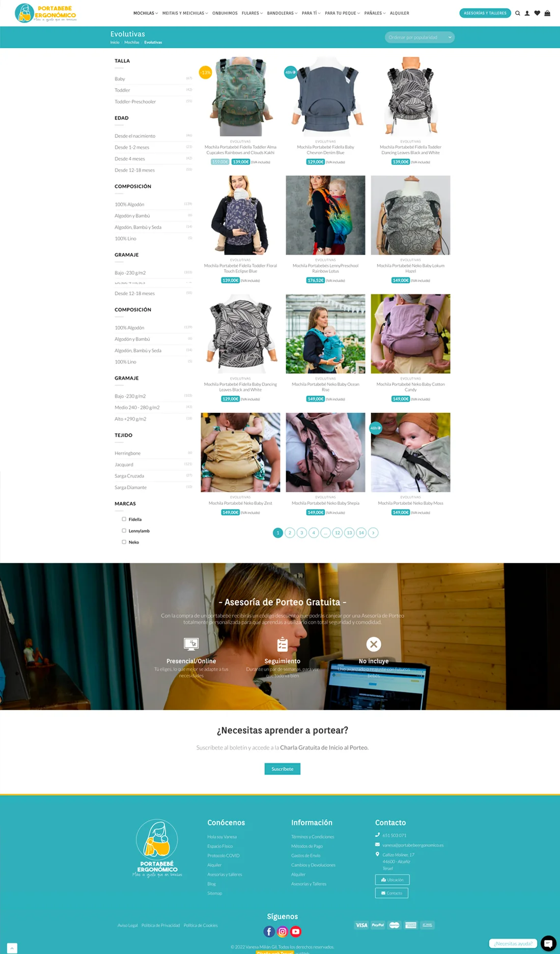 página web corporativa Teruel