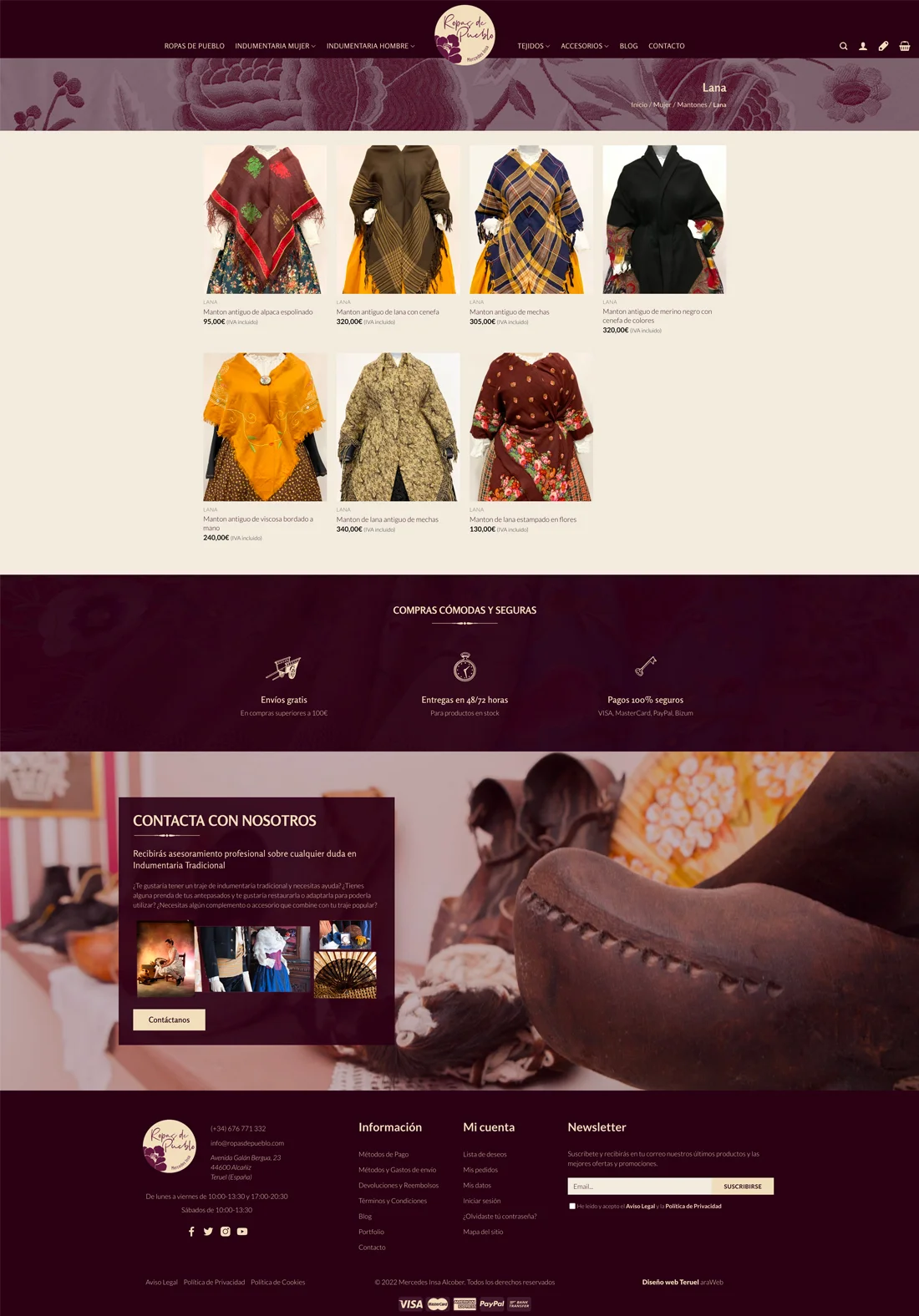 página web corporativa Teruel