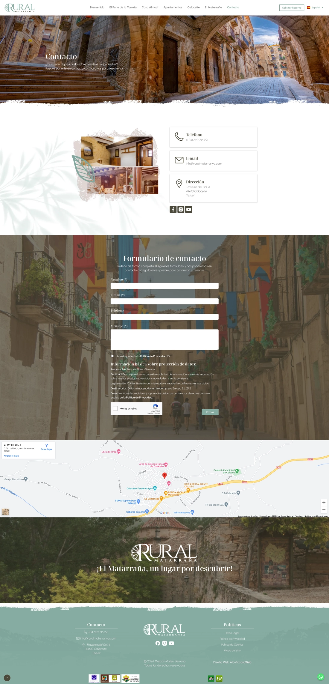 página web corporativa Teruel