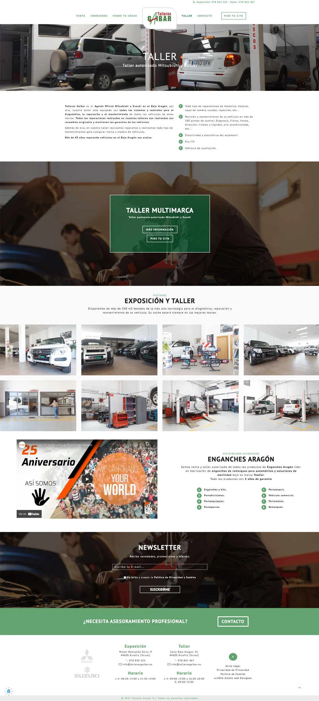 página web corporativa Teruel