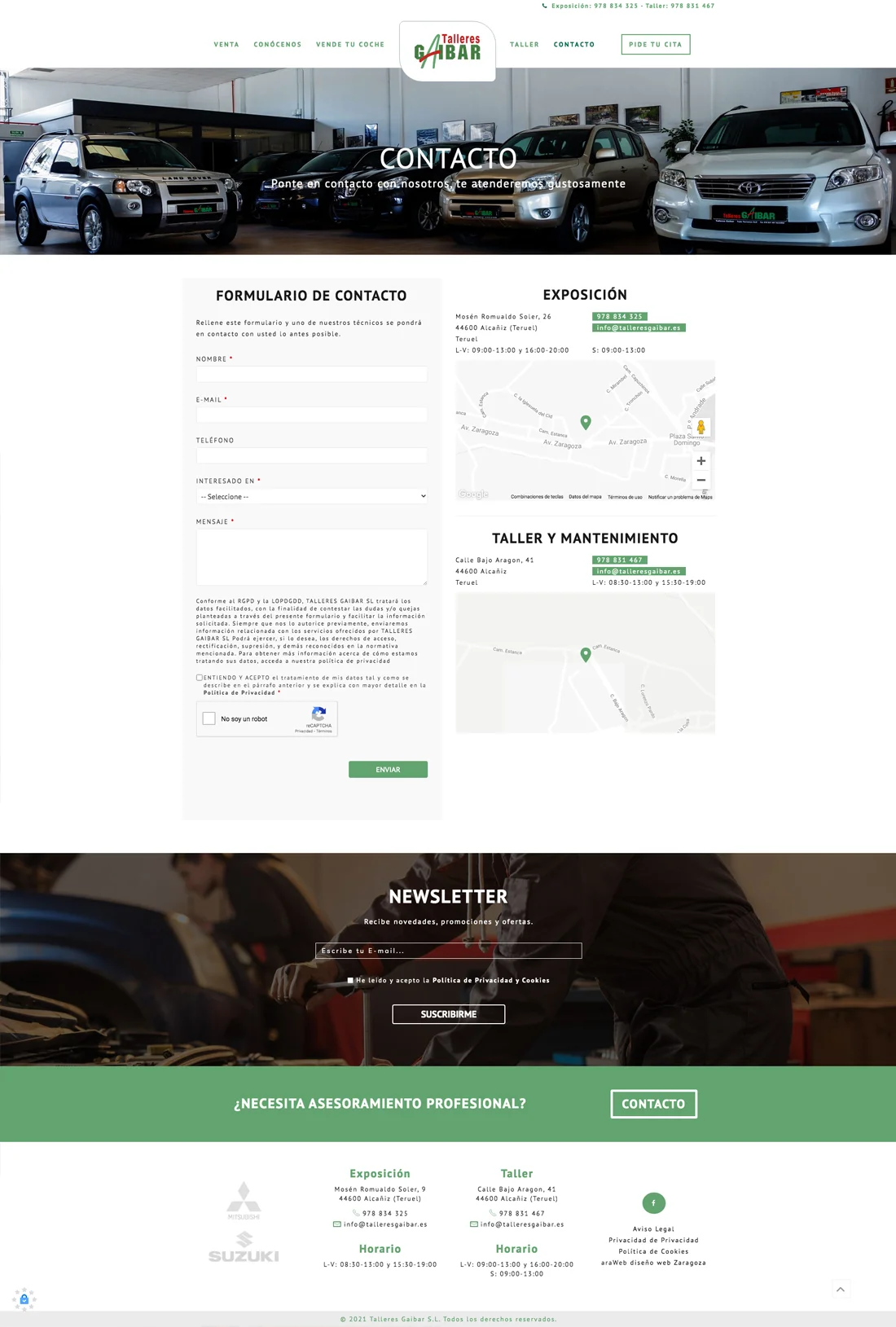 diseño web empresa Teruel