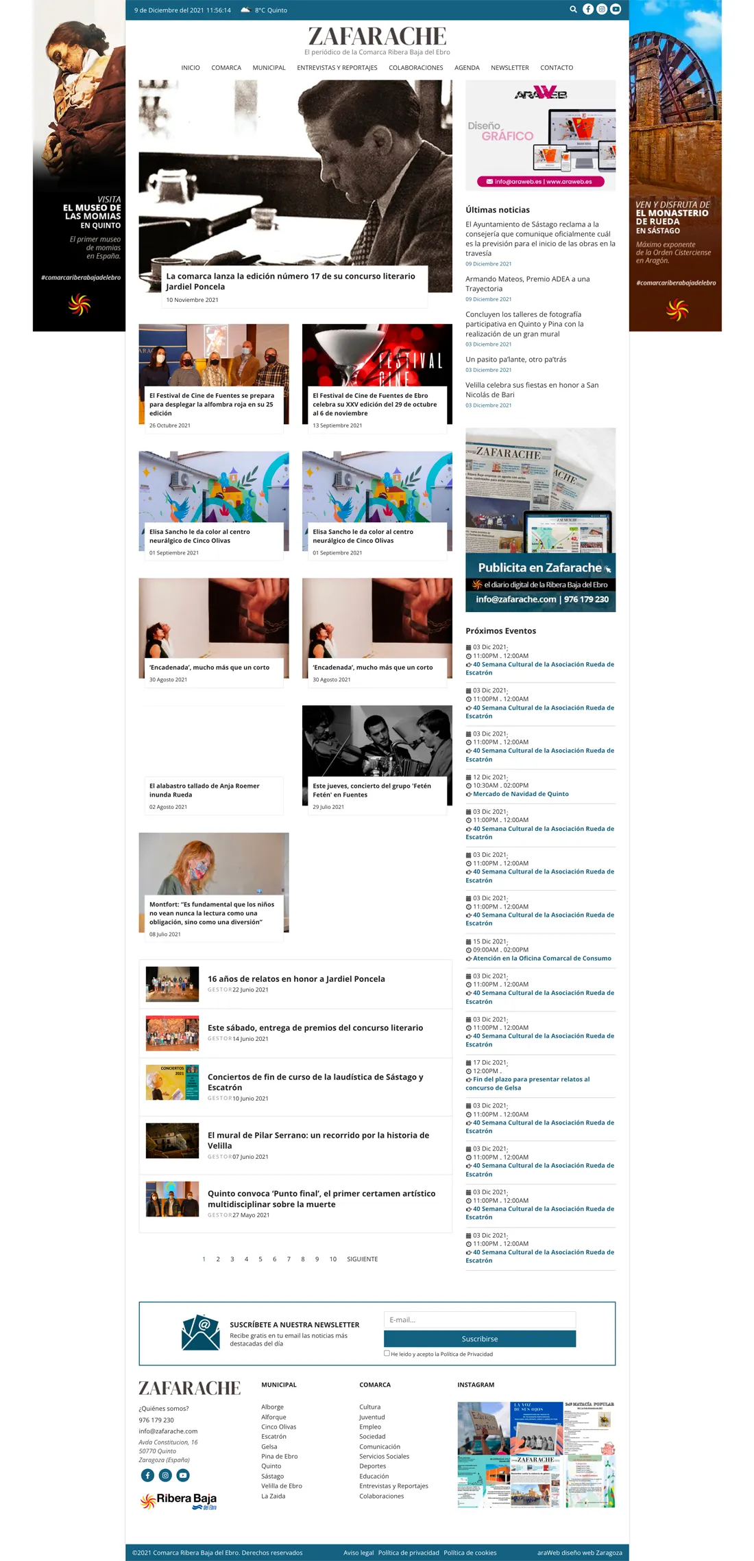 página web corporativa Teruel